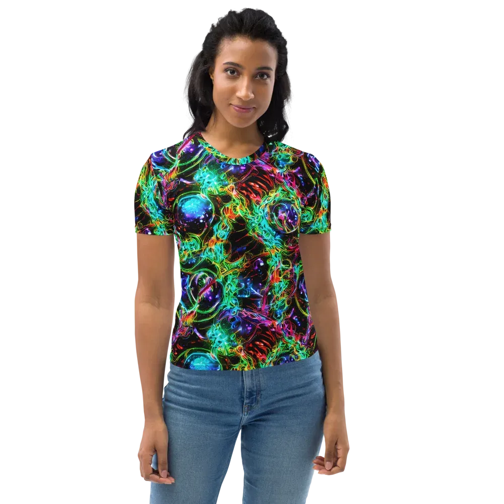 Stellar Pulse on Women's Crew Neck T-Shirt — Front
