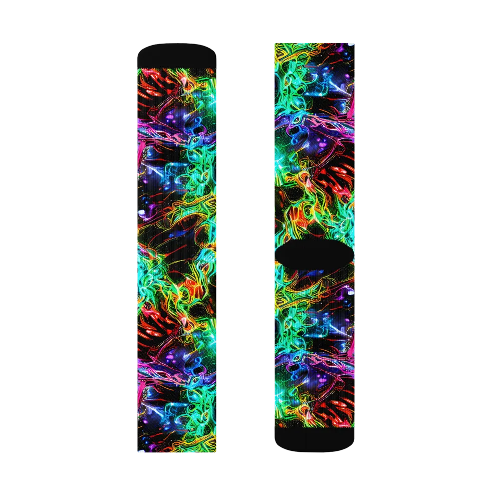 Stellar Pulse on Socks — Left Sock