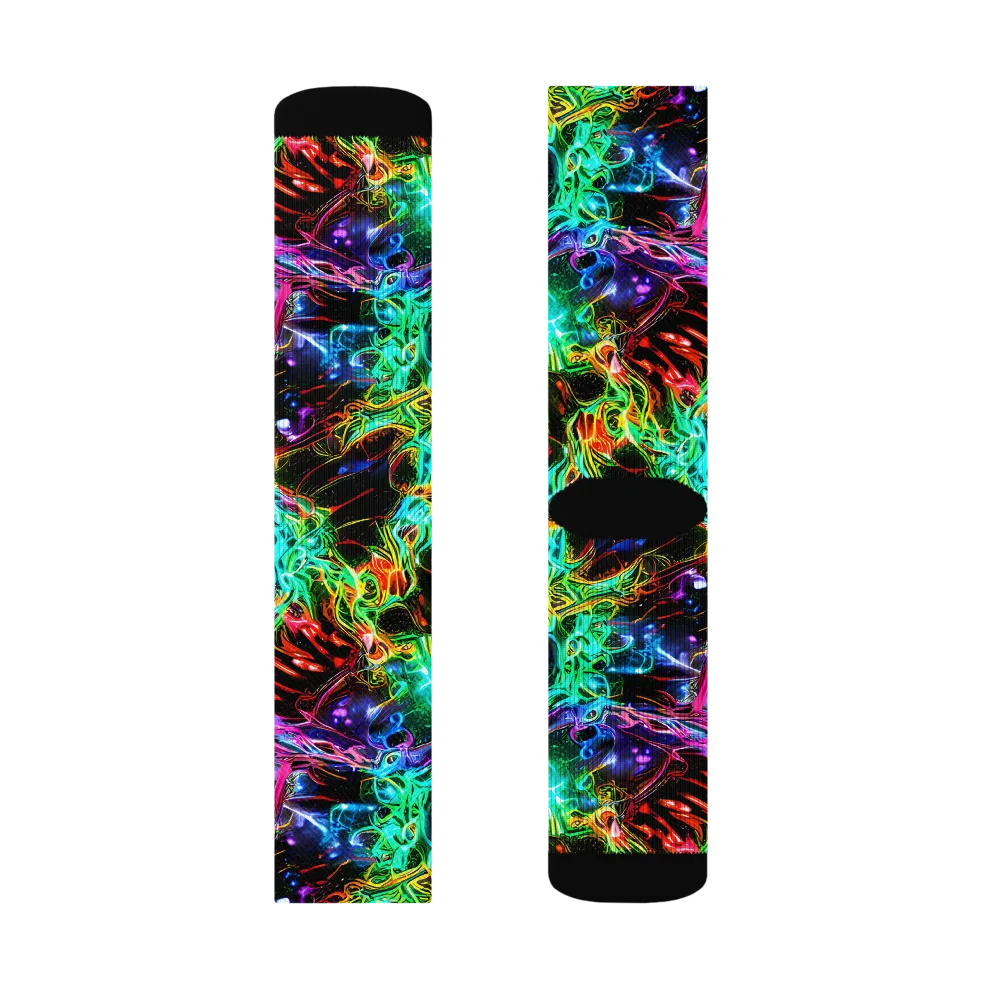 Stellar Pulse on Socks — Right Sock