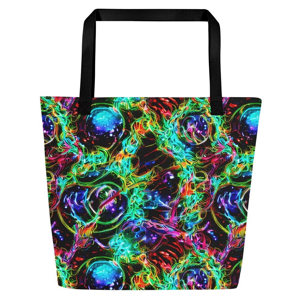Stellar Pulse on Large Tote Bag W/ Pocket — Front