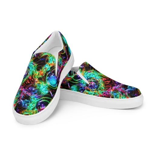Stellar Pulse on a Women's Slip-On Canvas Shoes