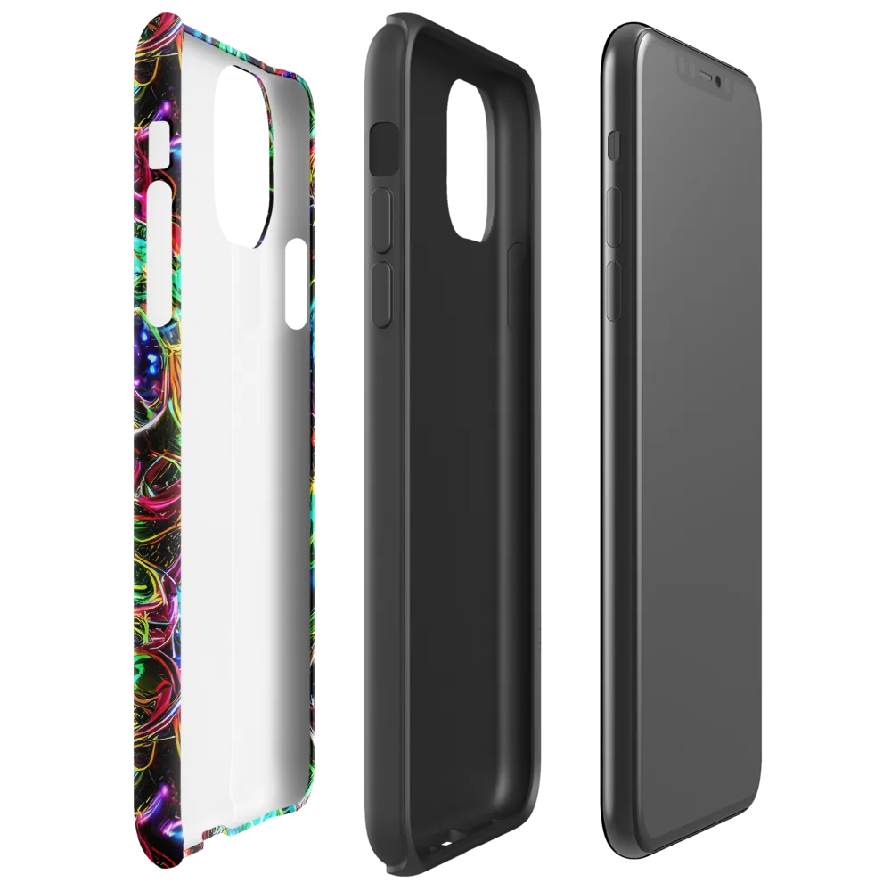 Stellar Pulse on Tough Case for iPhone® — Right