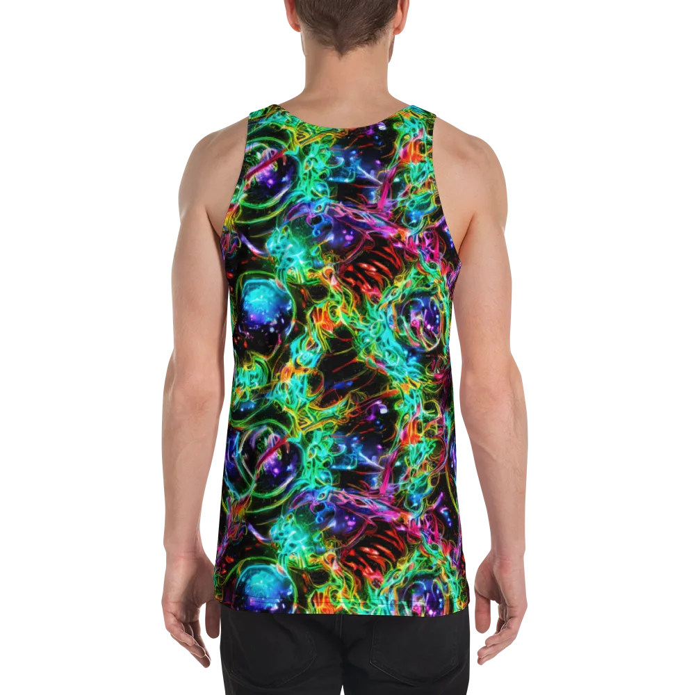 Stellar Pulse on Men's Tank Top — Back