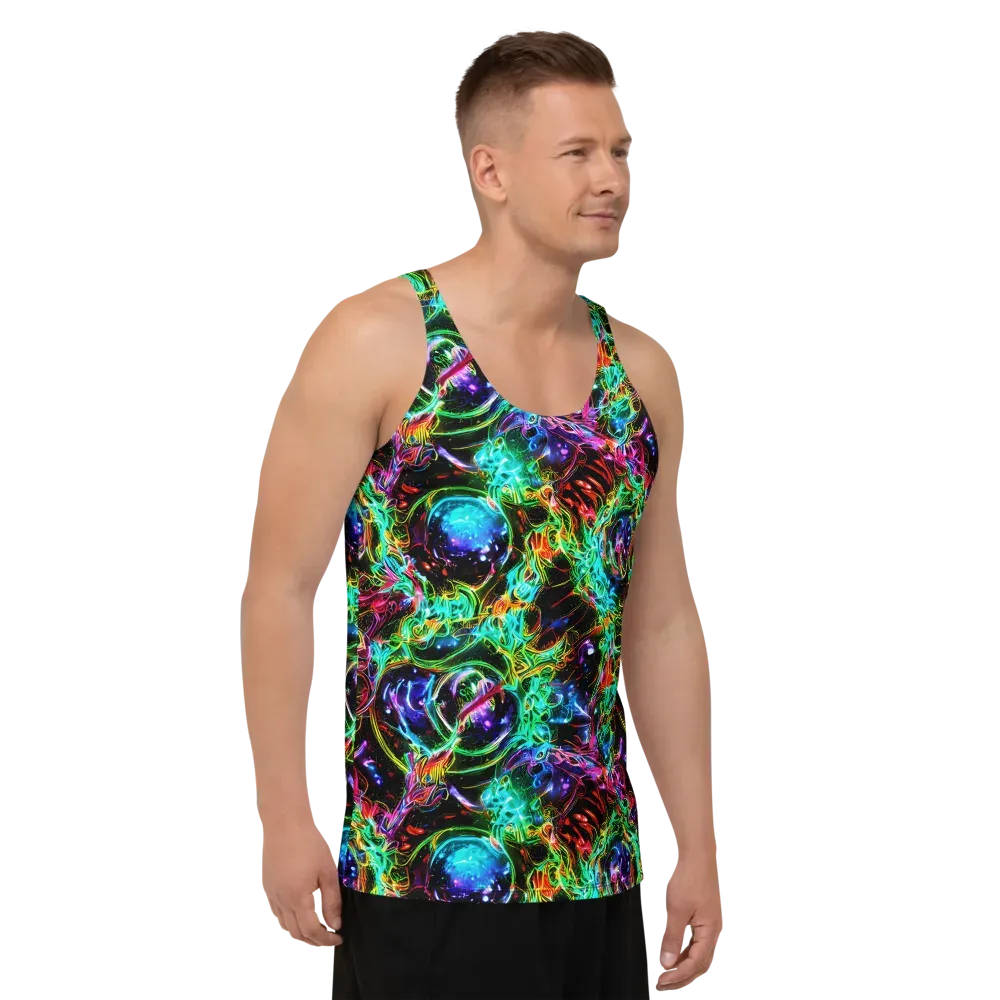 Stellar Pulse on Men's Tank Top — Right Front