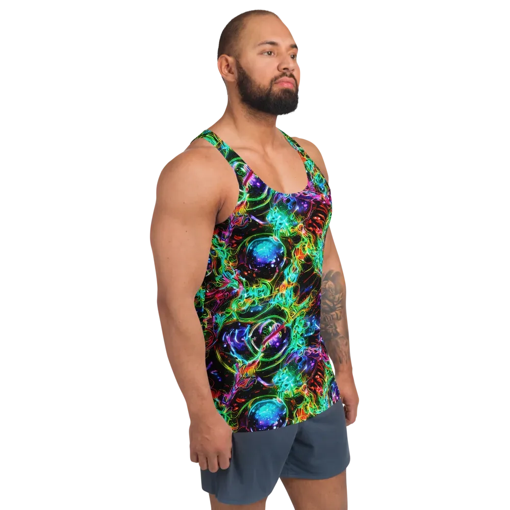 Stellar Pulse on Men's Tank Top — Right Front