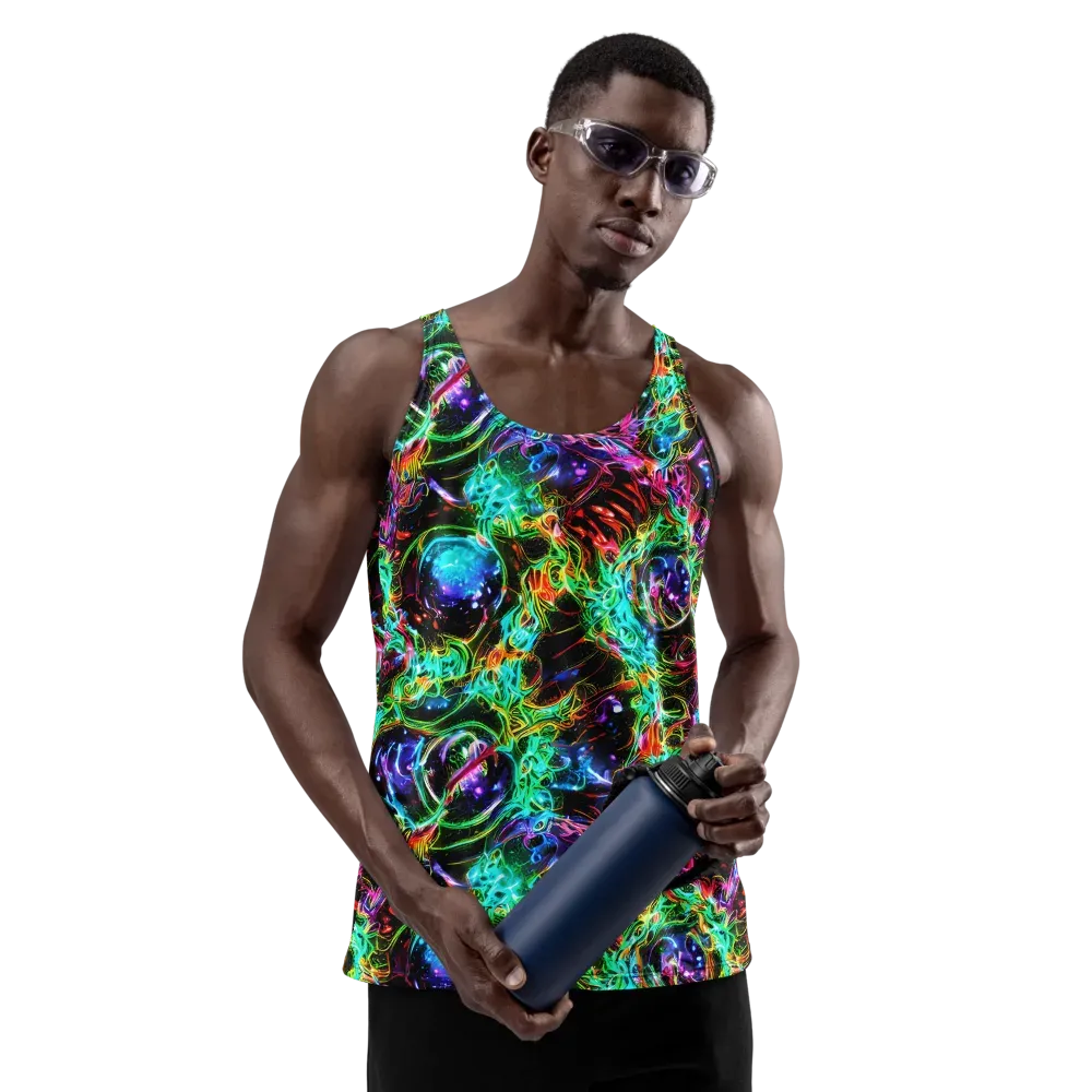 Stellar Pulse on Men's Tank Top — Front