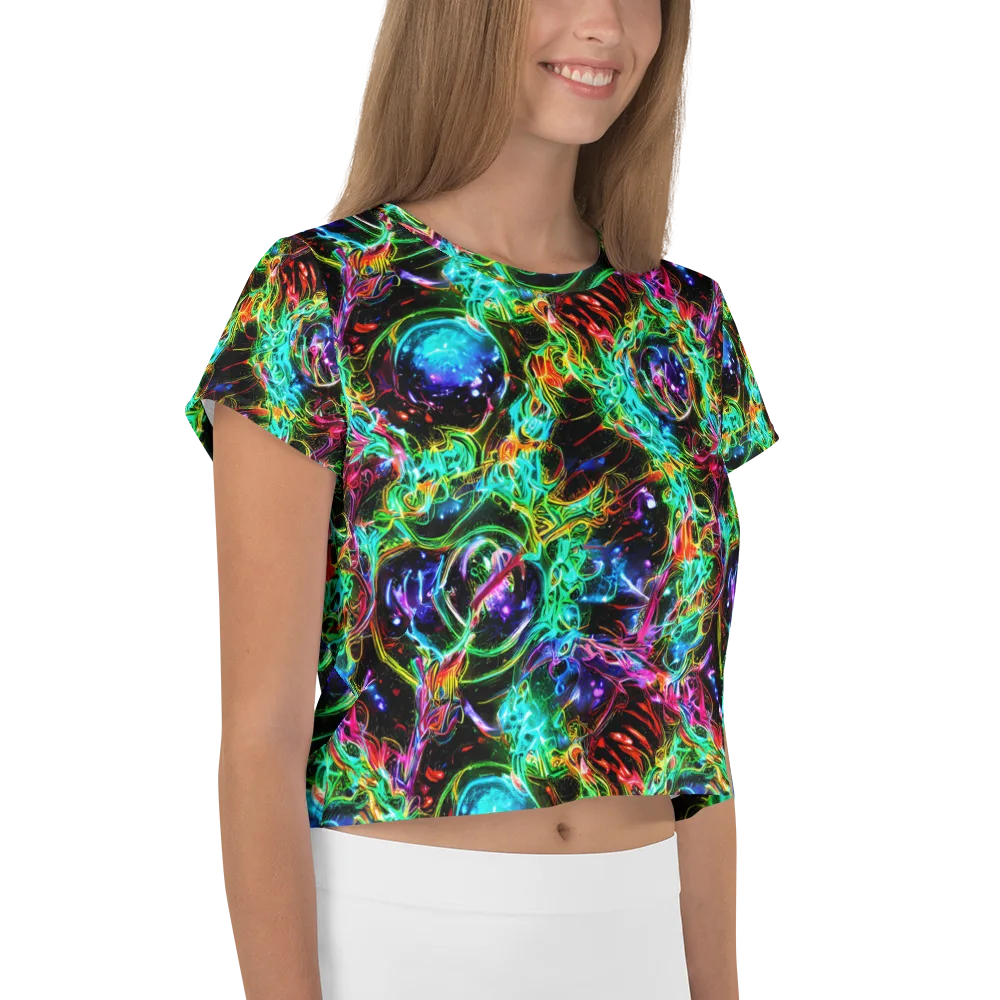 Stellar Pulse on Crop Tee — Right