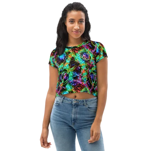 Stellar Pulse on a Crop Tee