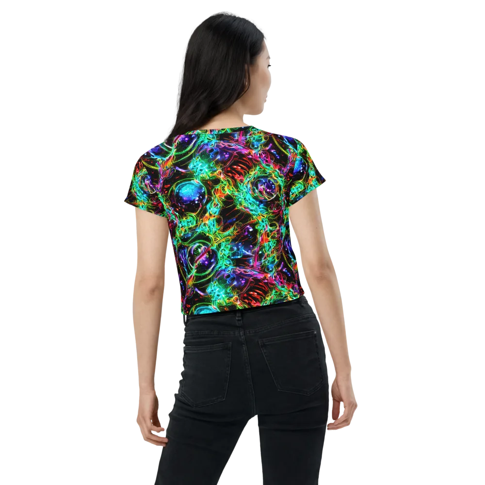 Stellar Pulse on Crop Tee — Back