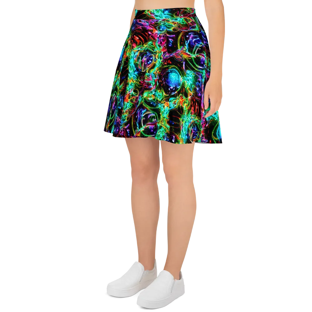 Stellar Pulse on Skater Skirt — Left