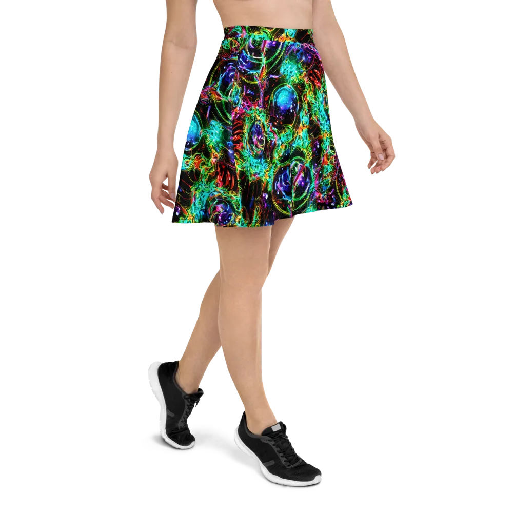 Stellar Pulse on Skater Skirt — Right