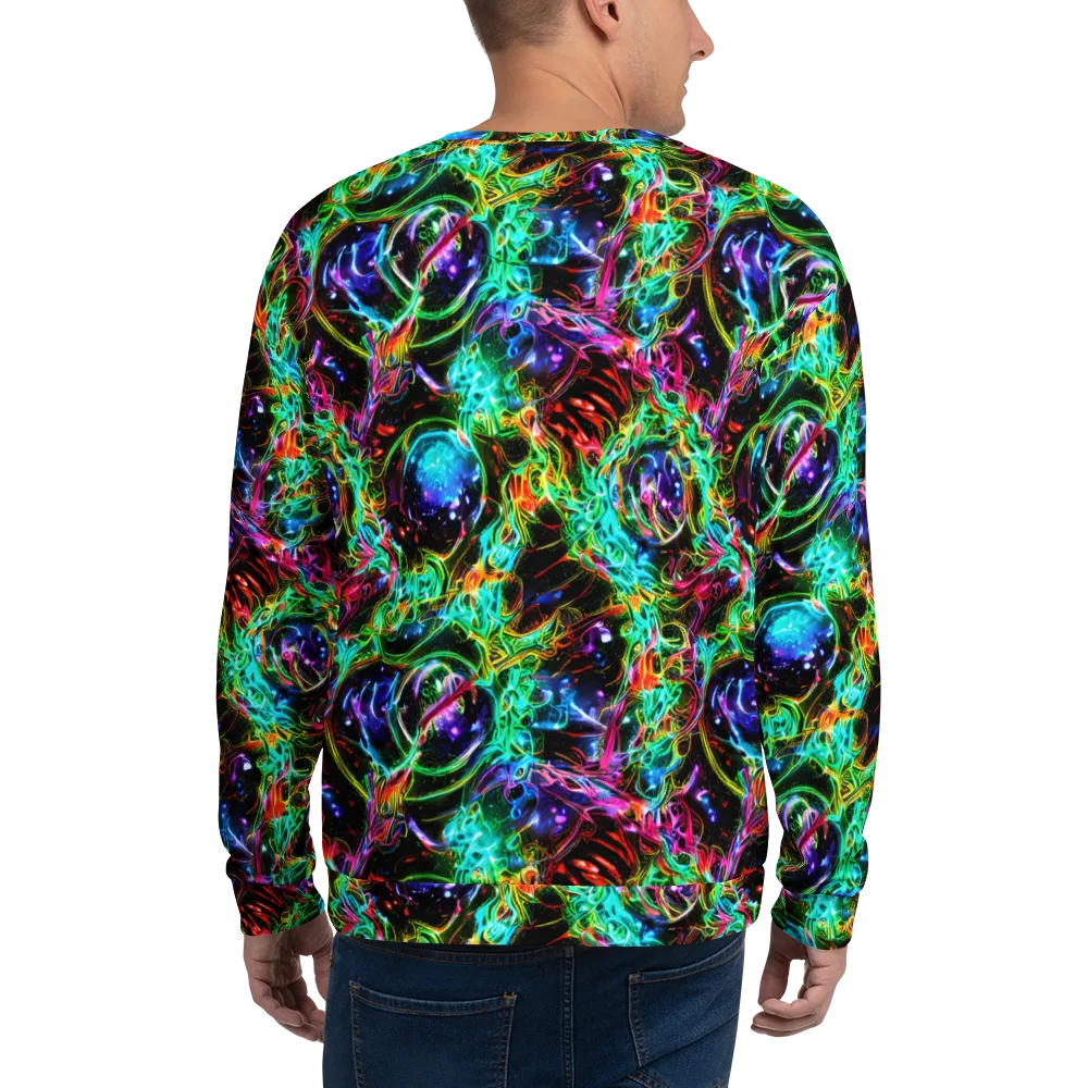 Stellar Pulse on Sweatshirt — Back