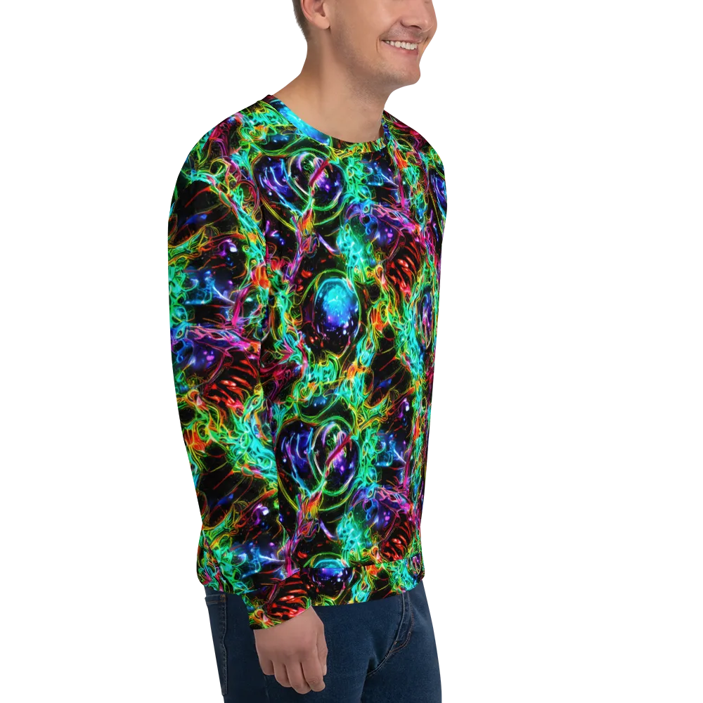Stellar Pulse on Sweatshirt — Right Front