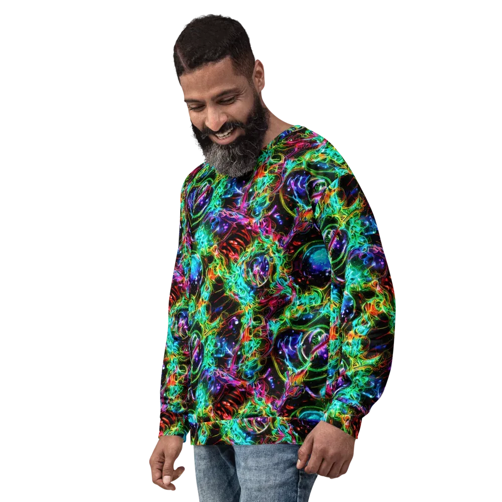 Stellar Pulse on Sweatshirt — Left Front