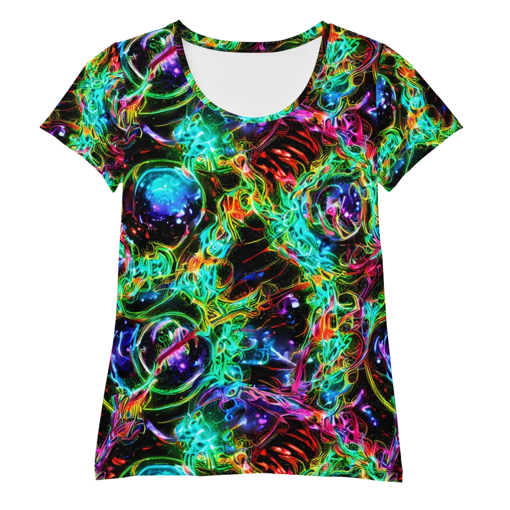 Stellar Pulse on Women's Athletic T-Shirt — Front