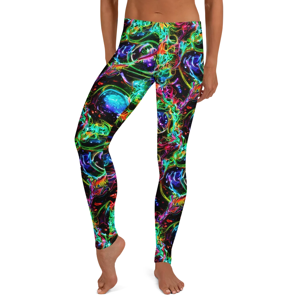 Stellar Pulse on Leggings — Front