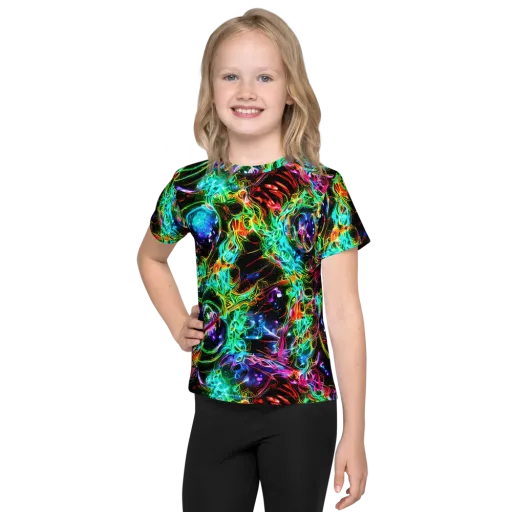 Stellar Pulse on a Kids Crew Neck T-Shirt