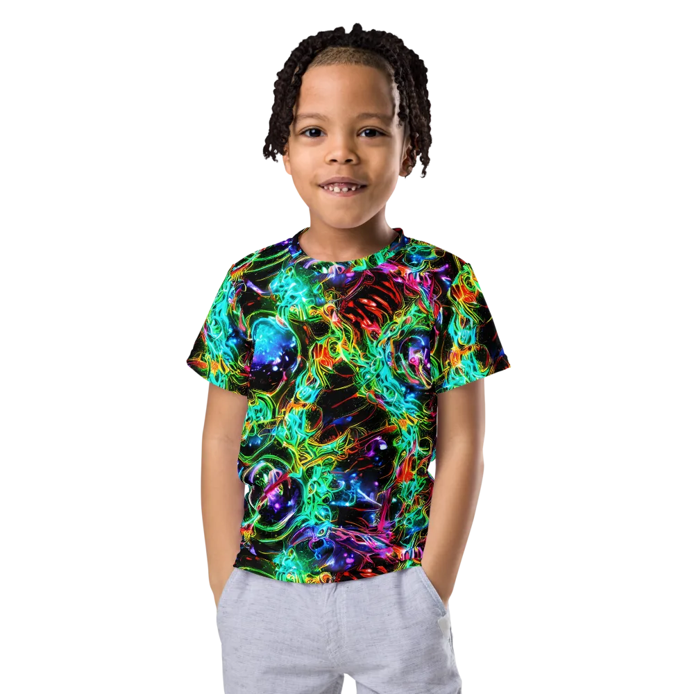 Stellar Pulse on Kids Crew Neck T-Shirt — Front