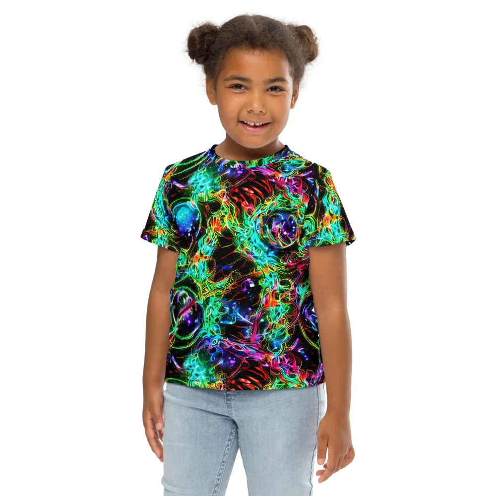 Stellar Pulse on Kids Crew Neck T-Shirt — Front