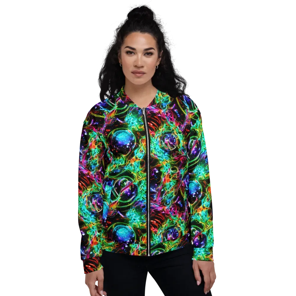 Stellar Pulse on Bomber Jacket — Front