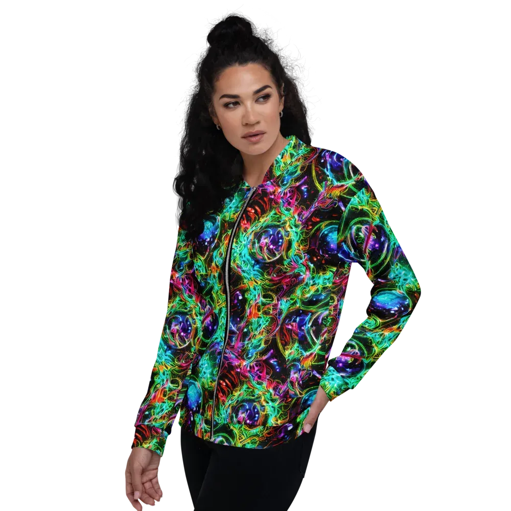 Stellar Pulse on Bomber Jacket — Left