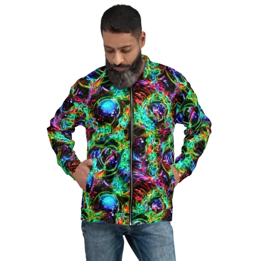 Stellar Pulse on a Bomber Jacket