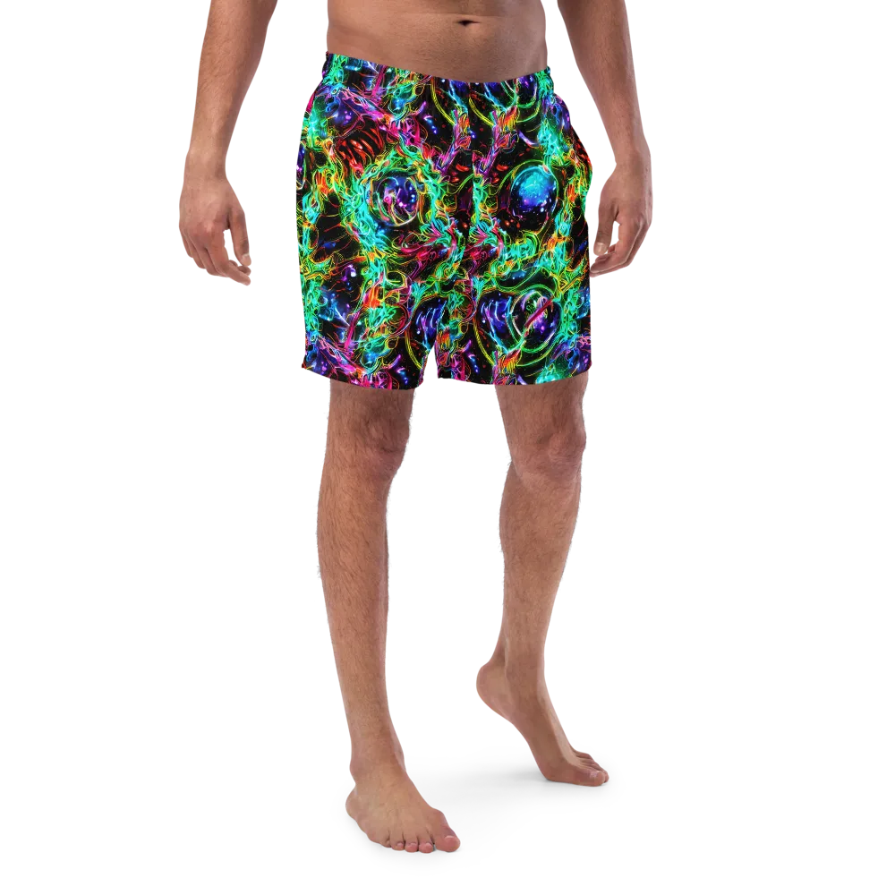 Stellar Pulse on Swim Trunks — Front