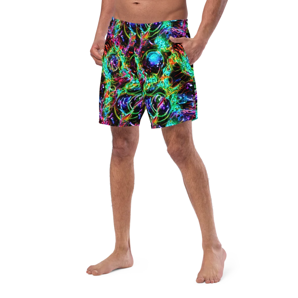 Stellar Pulse on Swim Trunks — Left Front