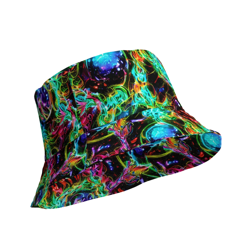 Stellar Pulse on Reversible Bucket Hat — Product details Outside
