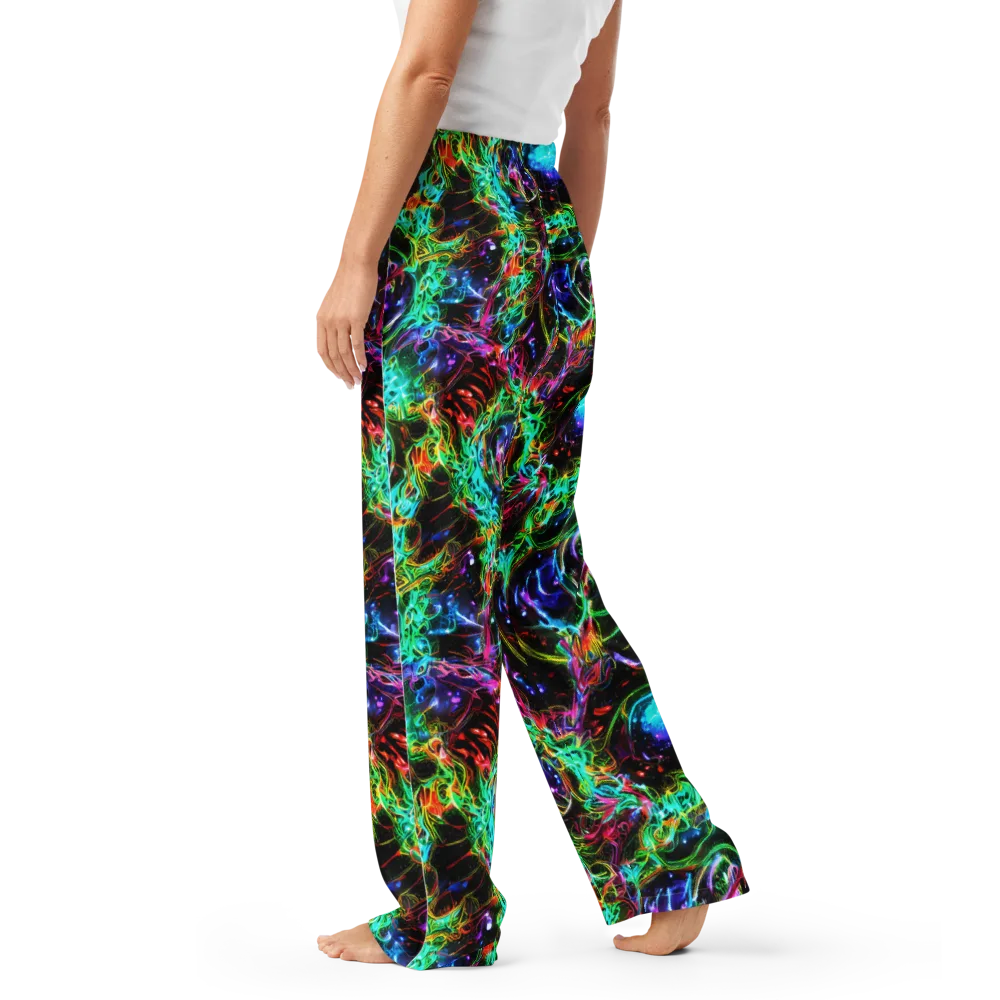 Stellar Pulse on Women's Pajama Pants — Left