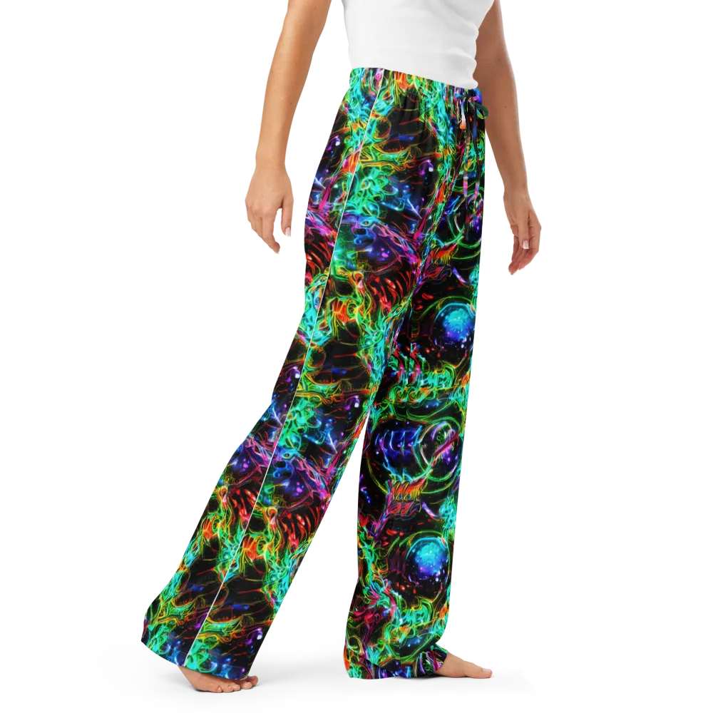 Stellar Pulse on Women's Pajama Pants — Right Front