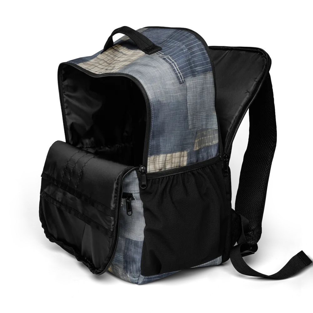 Blue Wabi-sabi on Utility Backpack — Product details 2