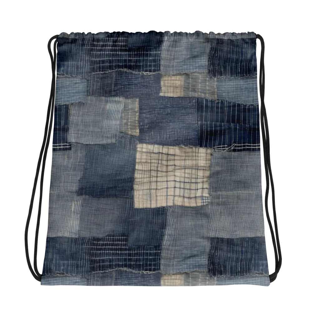 Blue Wabi-sabi on Drawstring Bag — Photo