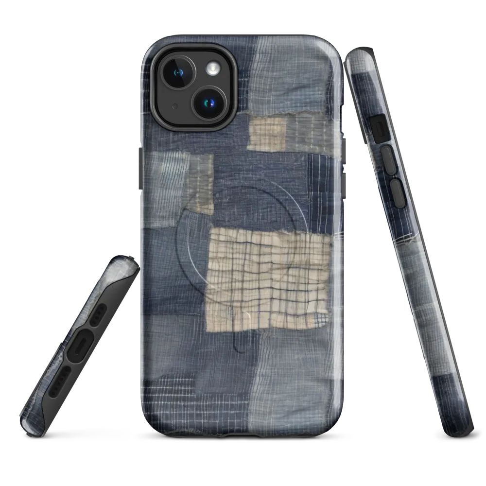 Blue Wabi-sabi on MagSafe Tough Case for iPhone® — Front