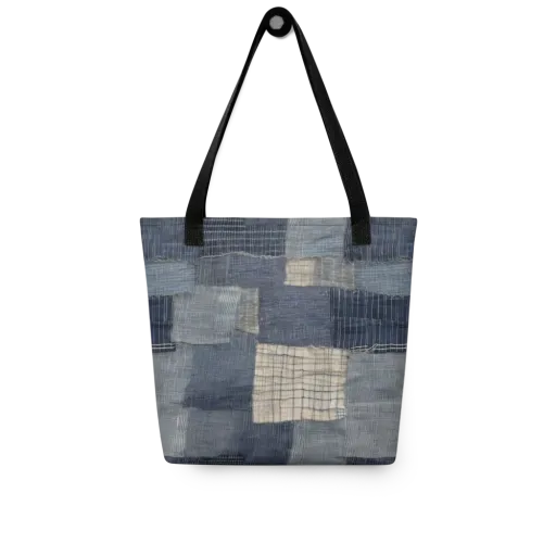 Blue Wabi-sabi on a Tote Bag