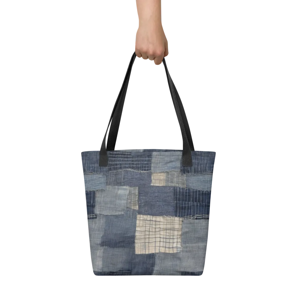 Blue Wabi-sabi on Tote Bag — Front