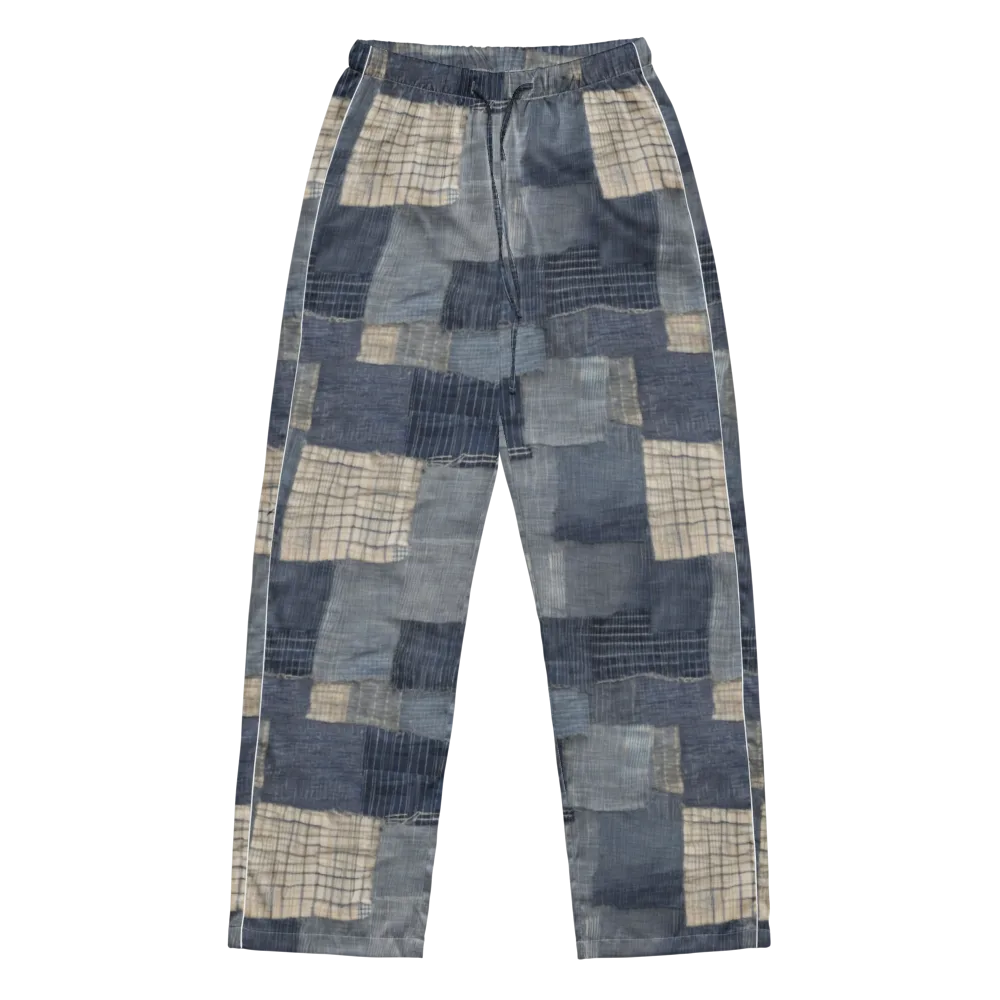 Blue Wabi-sabi on Women's Pajama Pants — Front