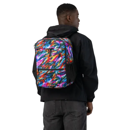 Firelight Frenzy on a Utility Backpack