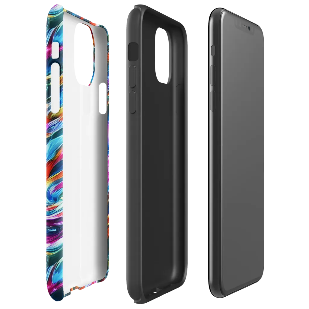 Firelight Frenzy on Tough Case for iPhone® — Right