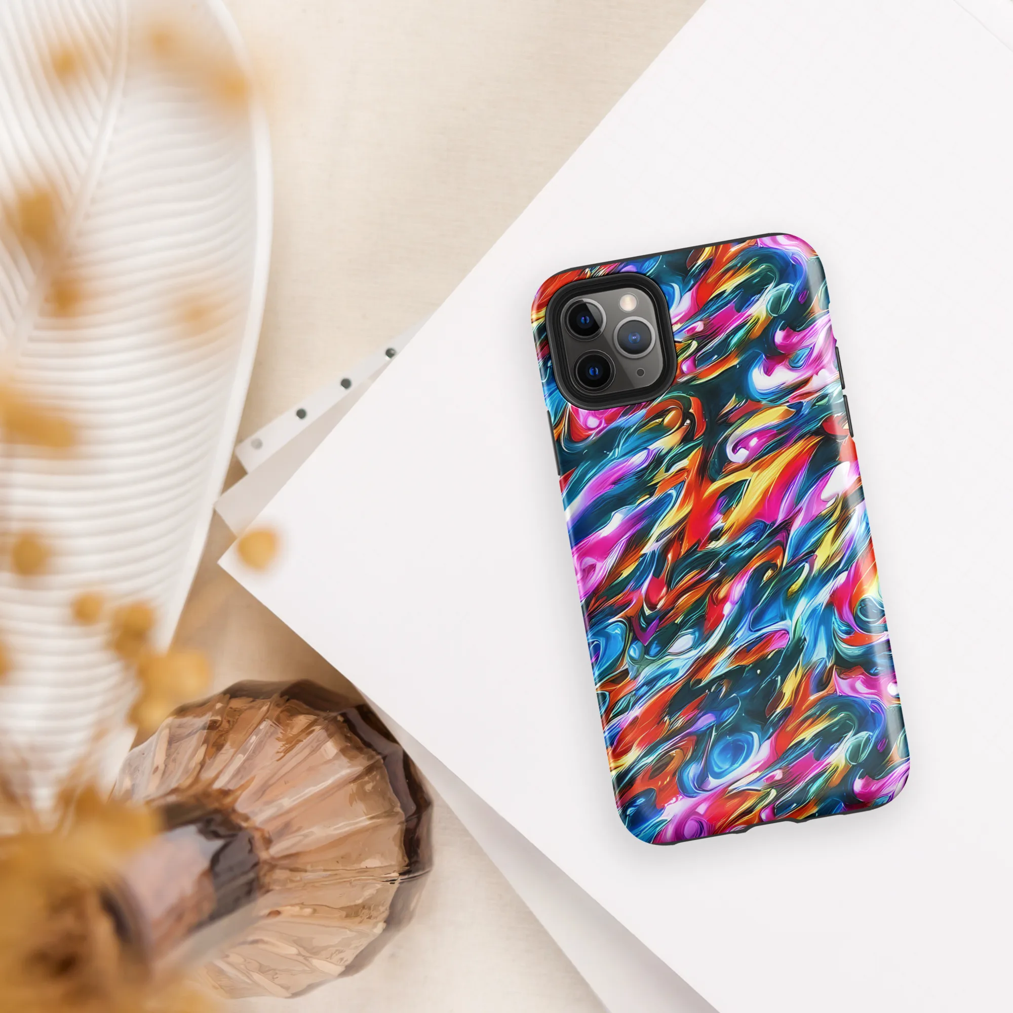 Firelight Frenzy on Tough Case for iPhone® — Front
