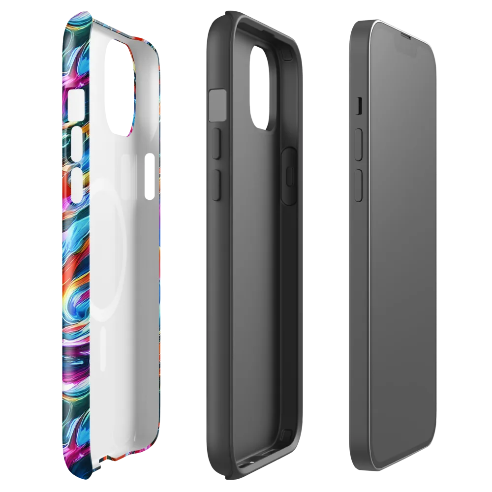 Firelight Frenzy on MagSafe Tough Case for iPhone® — Front
