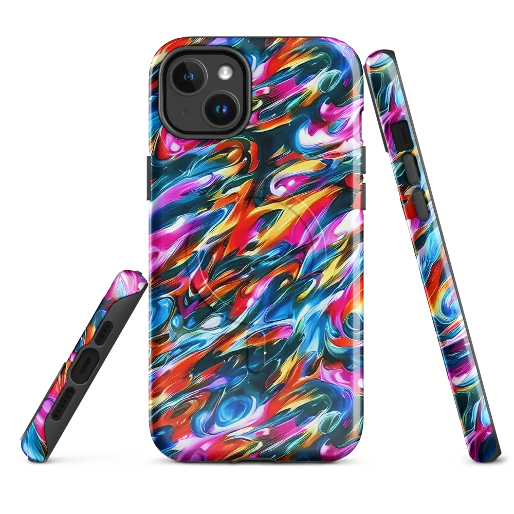 Firelight Frenzy on MagSafe Tough Case for iPhone® — Front