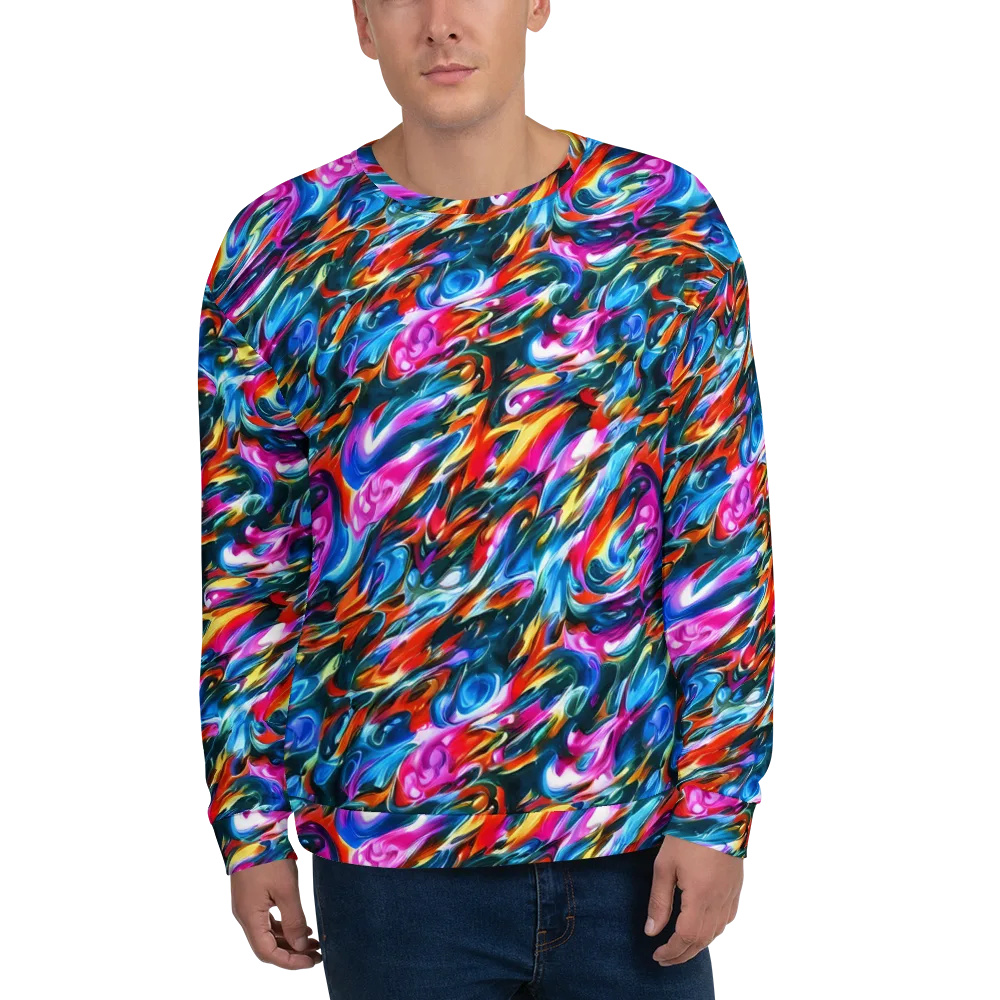 Firelight Frenzy on Sweatshirt — Front