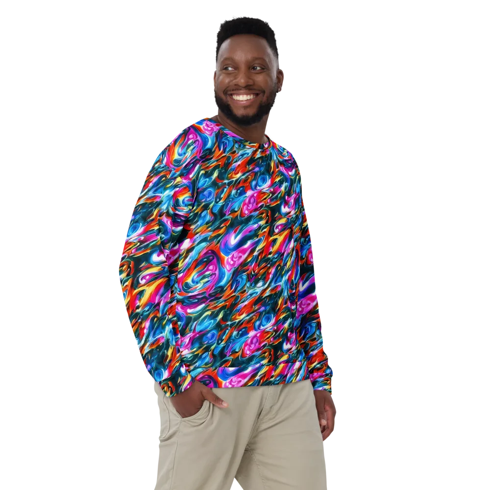 Firelight Frenzy on Sweatshirt — Front
