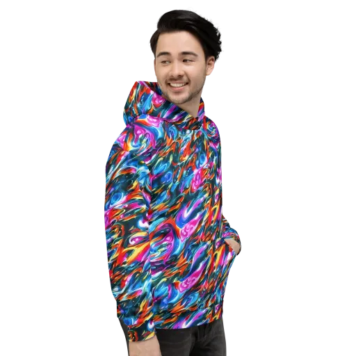 Firelight Frenzy on a Hoodie