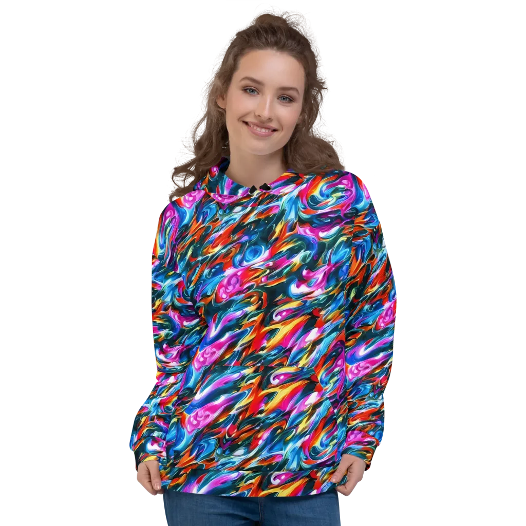 Firelight Frenzy on Hoodie — Front