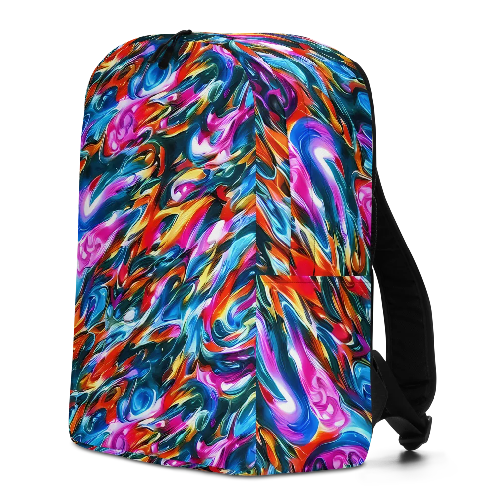 Firelight Frenzy on Minimalist Backpack — Left