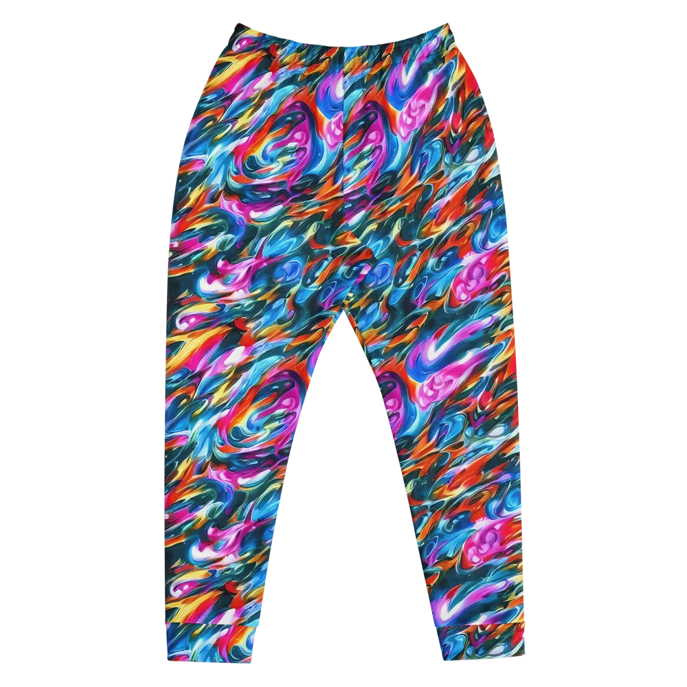 Firelight Frenzy on Men's Joggers — Front