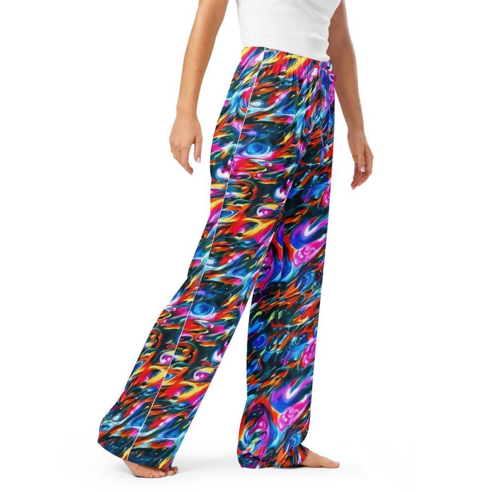 Firelight Frenzy on Women's Pajama Pants — Right Front