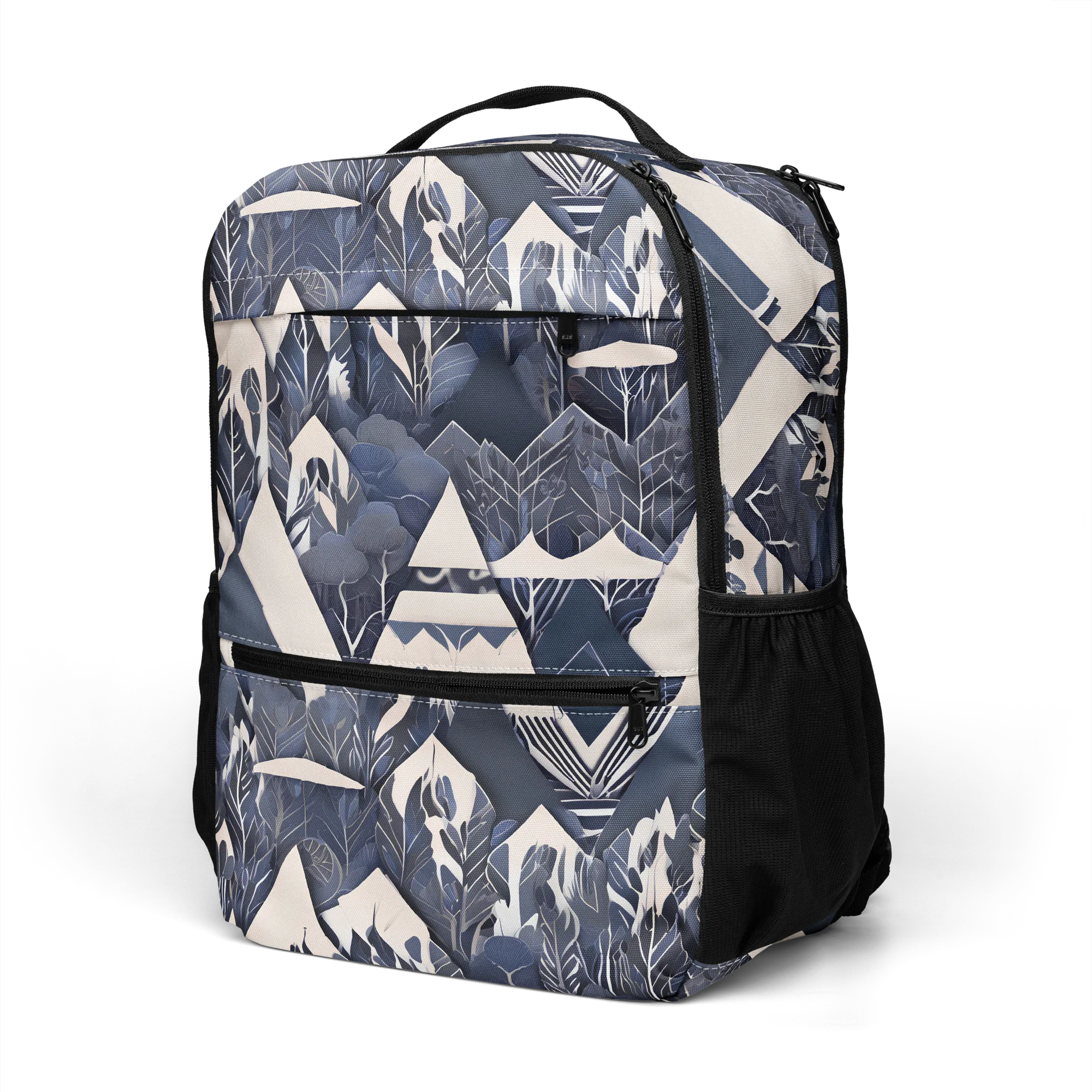 Nocturne Botanica on Utility Backpack — Left Front